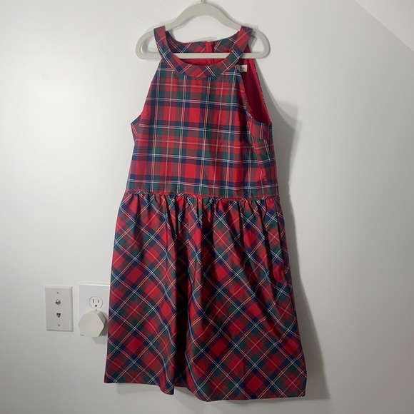 Vineyard Vines Other - VINEYARD VINES 🎅🏻NEW CHRISTMAS HOLIDAY DRESS PLAID LINED PREPPY ZIP RED